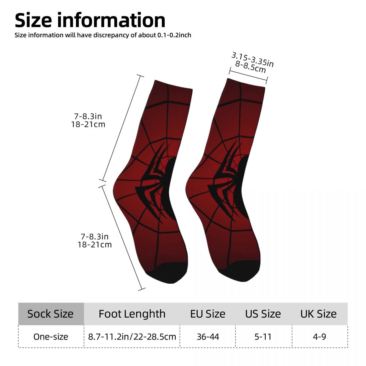 Red Spider Socks Anime Cartoon - Outdoor Sport Hose review and price