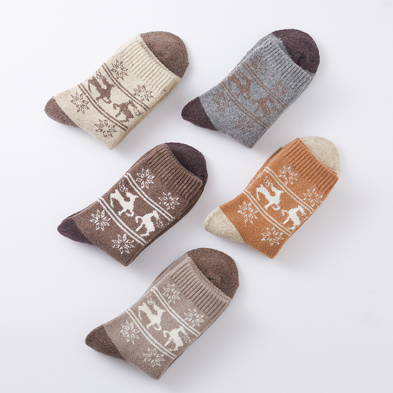 5Pairs Winter Thicken Wool Soc - Outdoor Sport Hose review and price