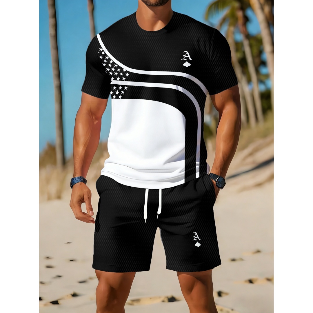 Summer Men's Casual Trendy Cur - Outdoor Sport Outfit review and price