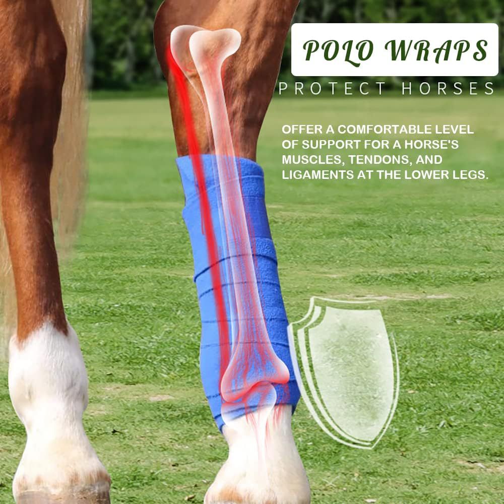 4 Pack Horse Polo Wraps Upgrad - Polo Wraps Fleece review and price