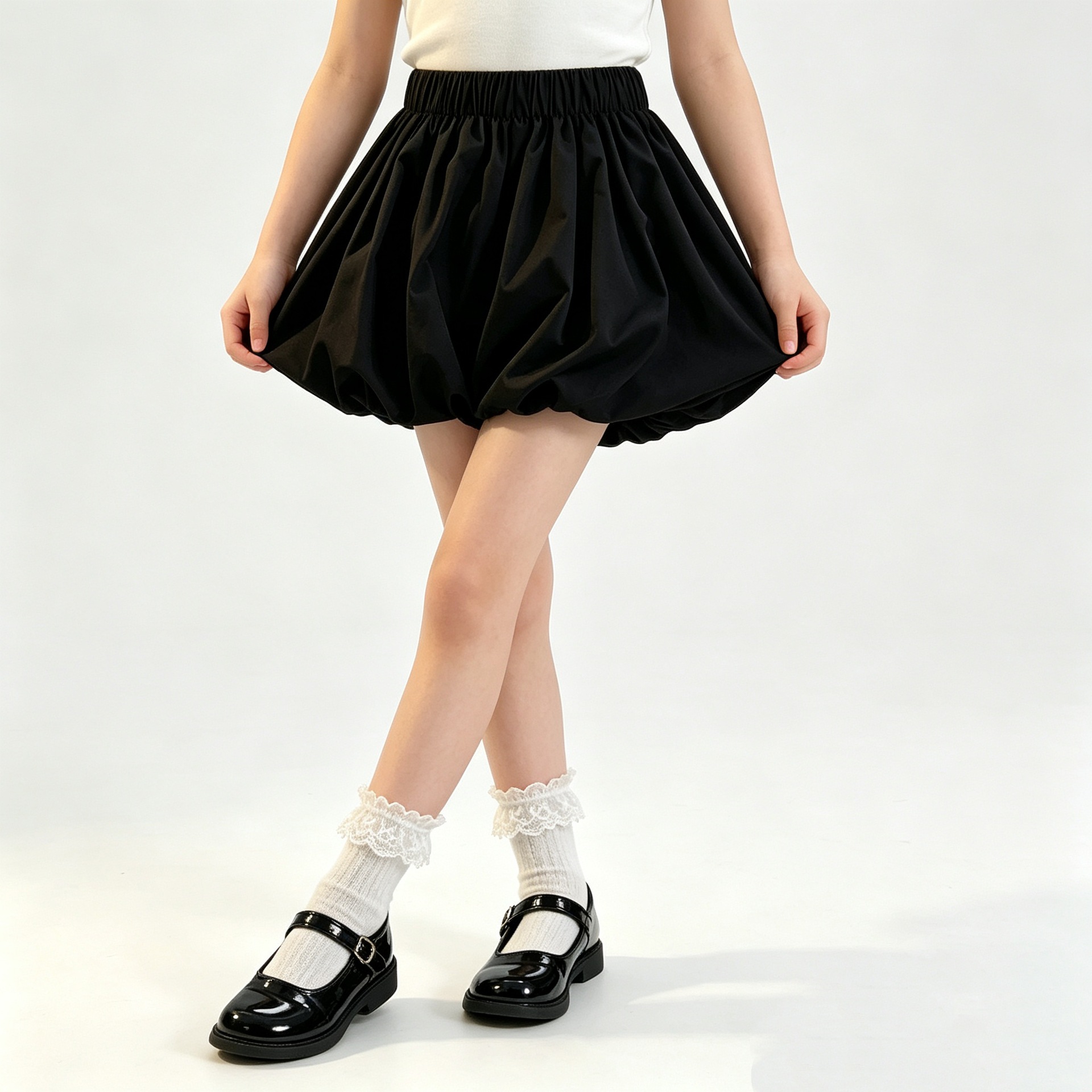 School Girls Bubble Skirt Bloo - Outdoor Sport Outfit review and price